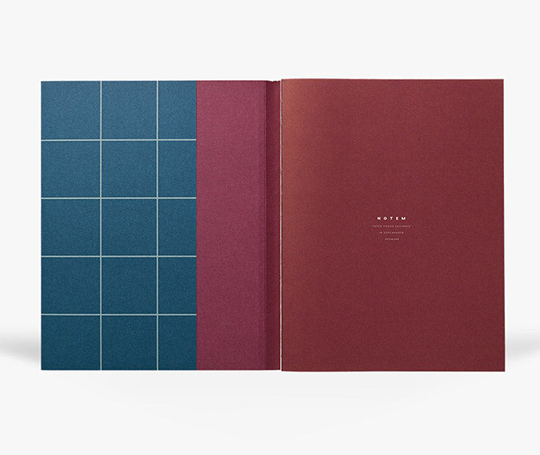 Notem - Carnet UMA bleu foncé - Large