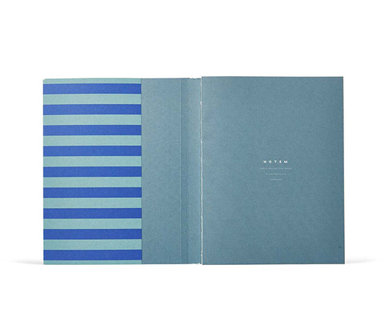 Notem - Carnet UMA Blue Stripe - Medium