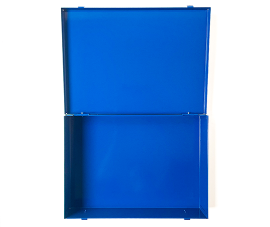 Boîte en métal - Bleu
