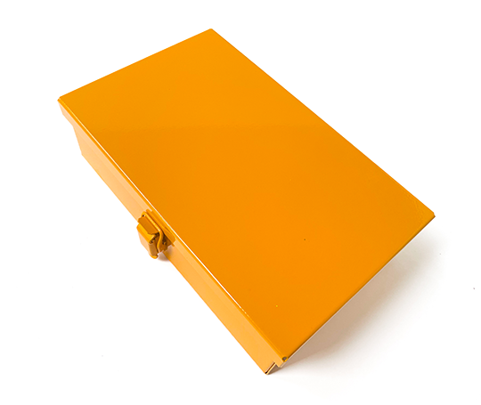 Boîte en métal - Orange