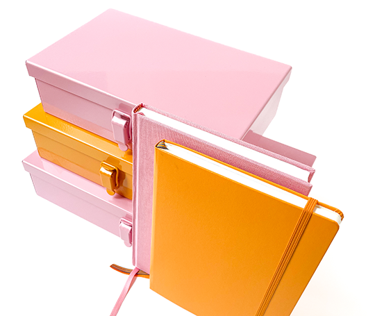 Boîte en métal - Rose