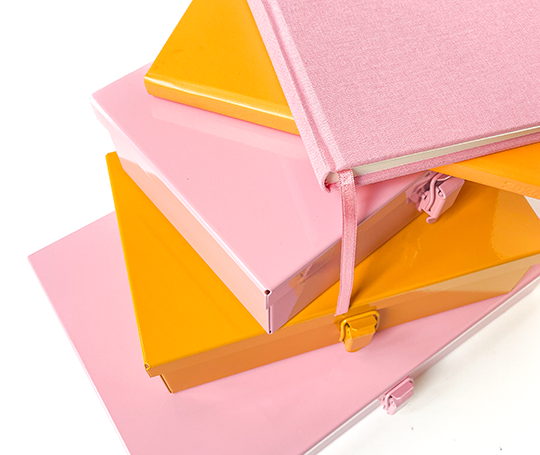 Boîte en métal - Rose