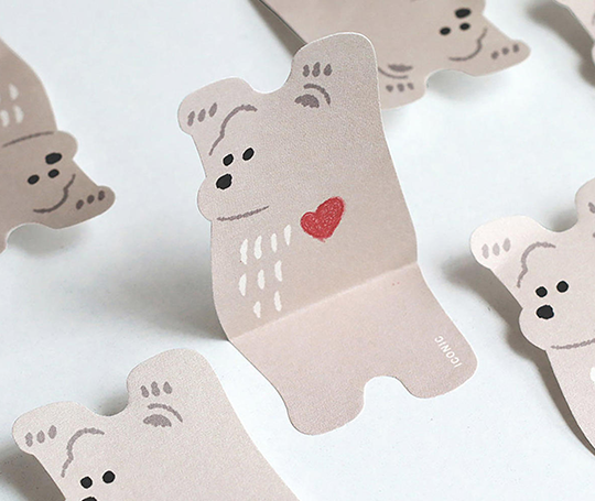 Marque-pages "L'Ours Heureux"