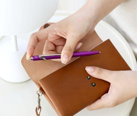 Caran d'Ache - Stylo-bille Colormat-X - Violet