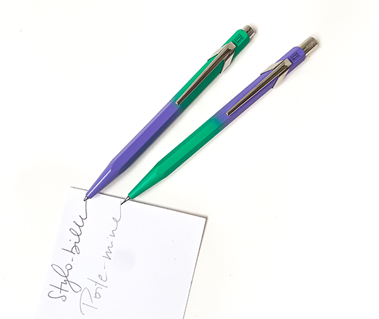 Caran d'Ache - Ensemble Borealis porte-mine 844 et stylo-bille 849