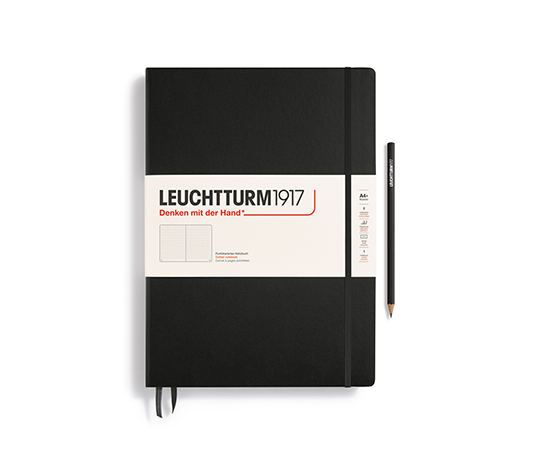 Leuchtturm carnet master A4+ noir à couverture rigide