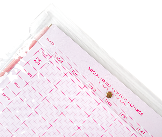 Pochette Nähe A4 - transparente