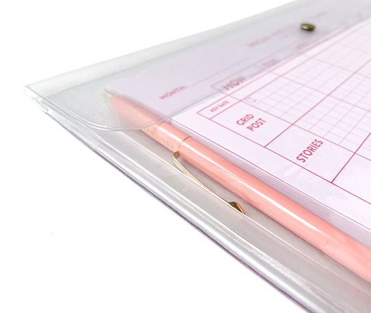 Pochette Nähe A4 - transparente