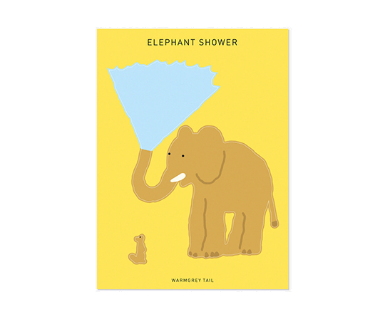 Autocollants animaux - Elephant Shower