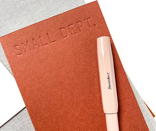 Carnet de croquis "Small Dept." - Red Brick