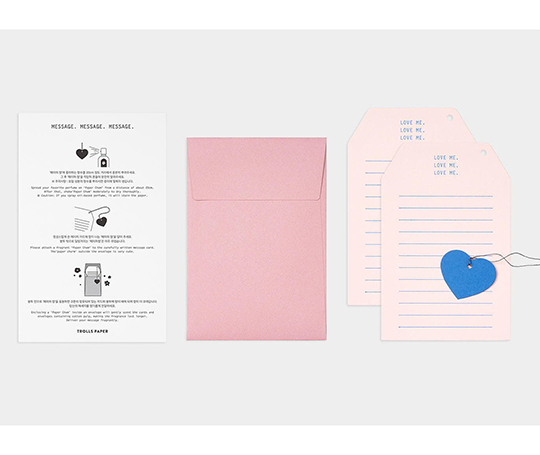 Cartes et enveloppe - Love Me.