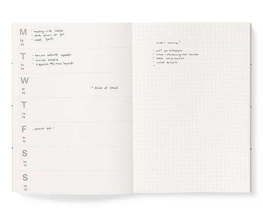 BLESWIN – Agenda Semainier Non Daté A5 Cuir Violet – Organiseur Objectifs, Suivi Habitudes & Journal Productivité