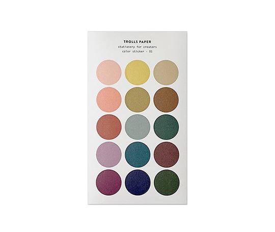 Assortiment de stickers colorés