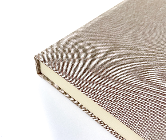 Carnet toilé A5 - chiné beige