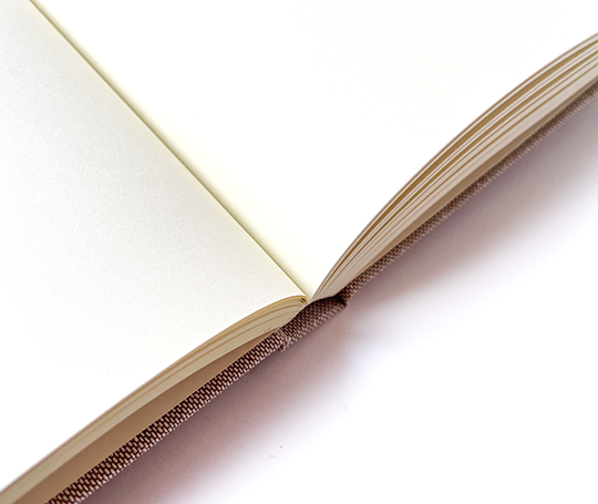 Carnet toilé A5 - chiné beige