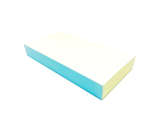 Bloc-note aux tranches colorées - papier crème