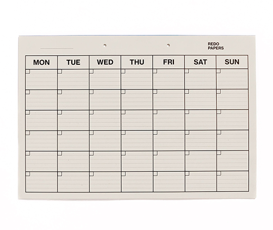 Planner mensuel