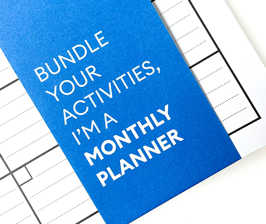 Redopapers - Planner mensuel