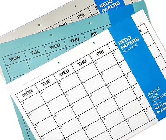Redopapers - Planner mensuel