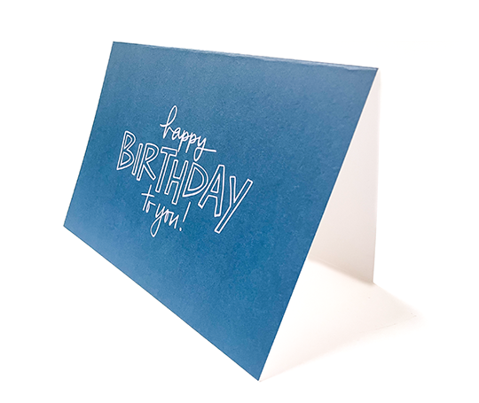 Happy Birthday to You (carte double A5)