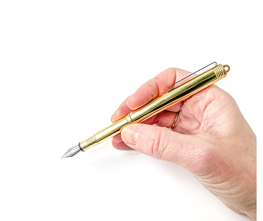 Traveler's Company - stylo-plume en laiton