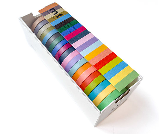 MT assortiment de washi tapes - 20 couleurs vives