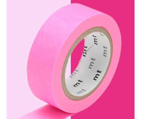 MT uni - washi tape Shocking pink (fluo)