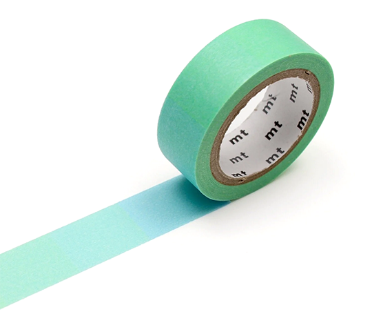 MT deco - washi tape Dégradé vert/bleu