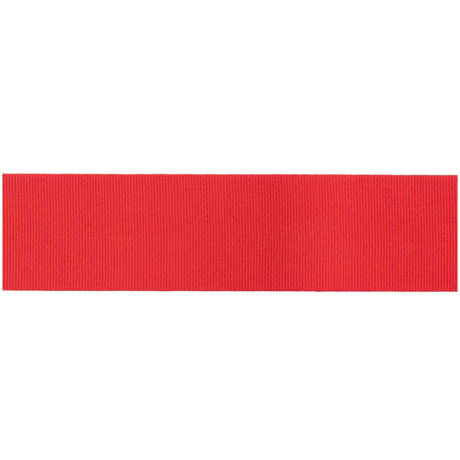 Ruban taffetas rouge - 25 mm