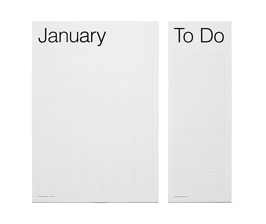 Marjolein Delhaas - wall monthly planner