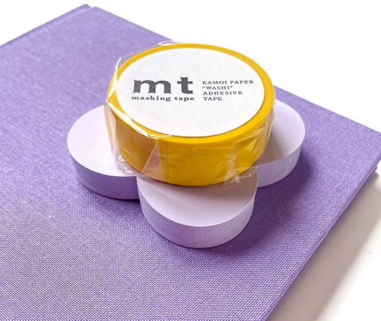 MT uni - washi tape Jaune mat