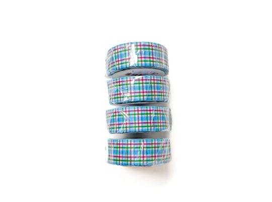 MT basic - washi tape Quadrillage muliticolore bleu