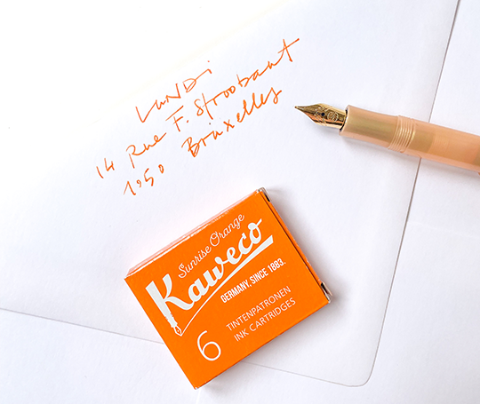 "Kaweco Collection" Sport stylo-plume en plastique - Apricot Pearl