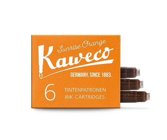 Kaweco cartouches d'encre - Sunrise Orange