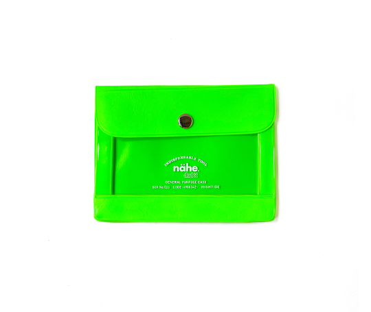 Pochette Nähe  A7 - vert fluo