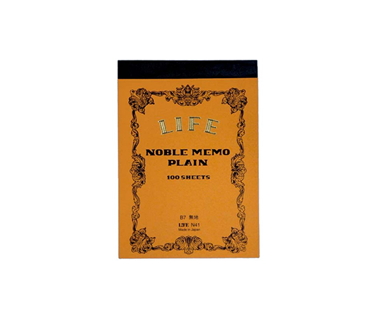 Life - Noble bloc-notes - B7 - blanco