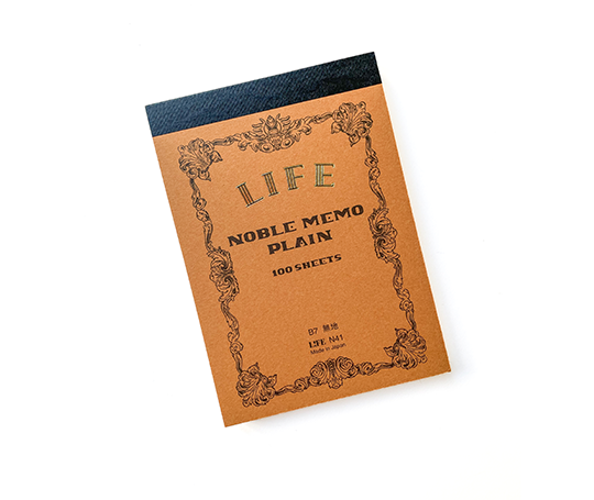 Life - Noble bloc-notes - B7 - blanco