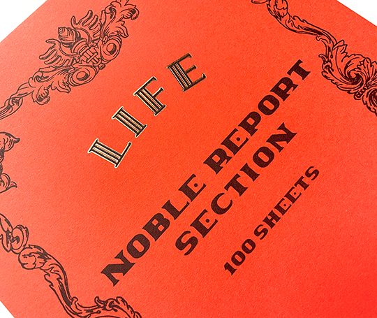 Life - Noble bloc-notes - A4 - quadrillé