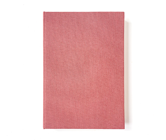 Carnet toilé A5 - vieux rose