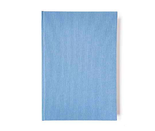 Carnet toilé A5 - bleu clair