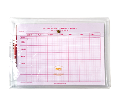 Pochette Nähe A4 - transparente