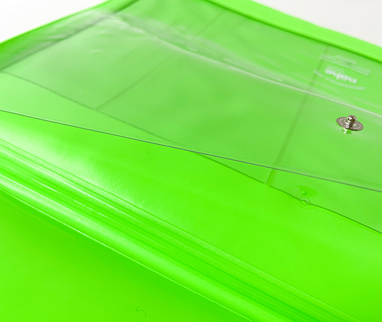 Pochette Nähe A4 - vert fluo