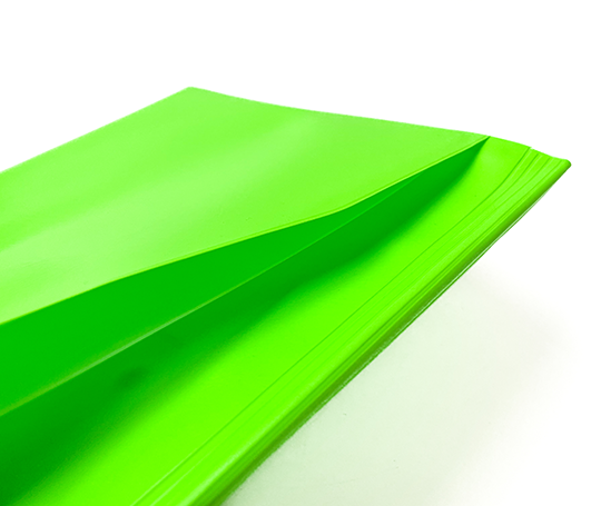 Pochette Nähe A4 - vert fluo