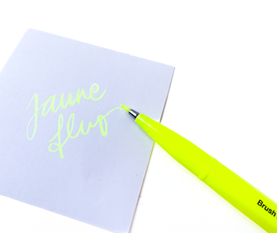 Feutre Brush Sign Pen - Fluo jaune