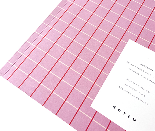 Notem - VITA carnet - Rose Grid - Medium