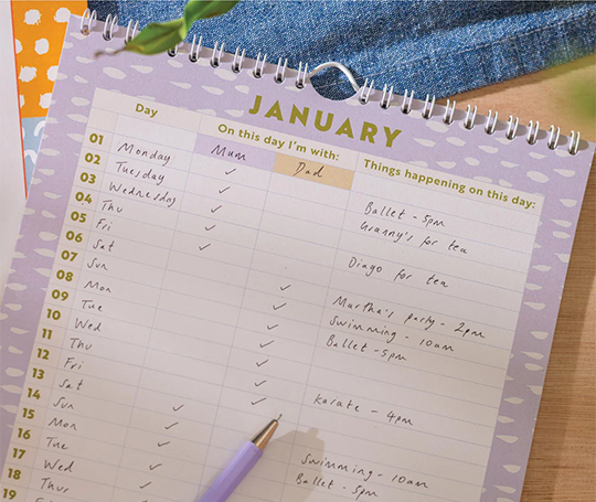 Calendrier co-parental