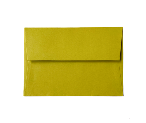 Enveloppe C6 - Chartreuse