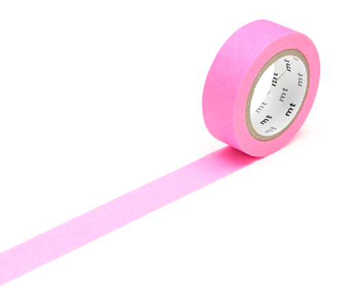 MT uni - washi tape Shocking pink (fluo)