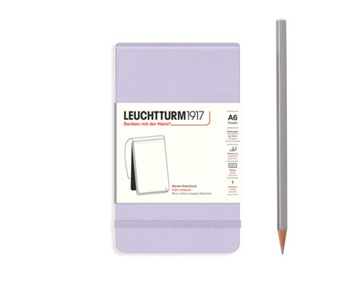 Leuchtturm petit carnet reporter rigide - Lilac