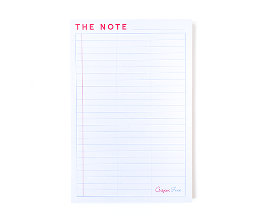 Crispin Finn Bloc-notes "The Note"